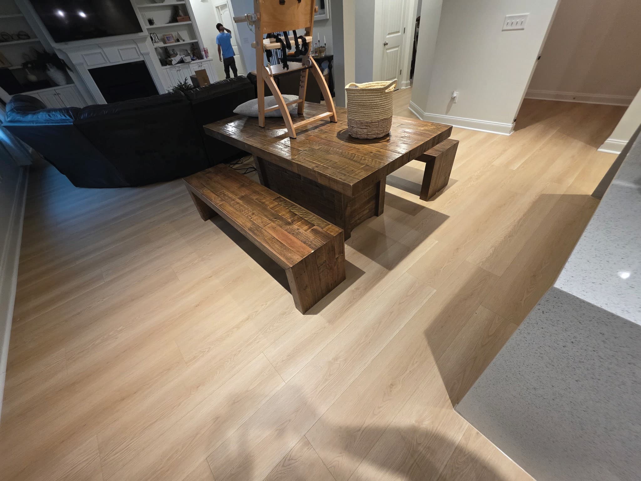 Portfolio room flooring image.